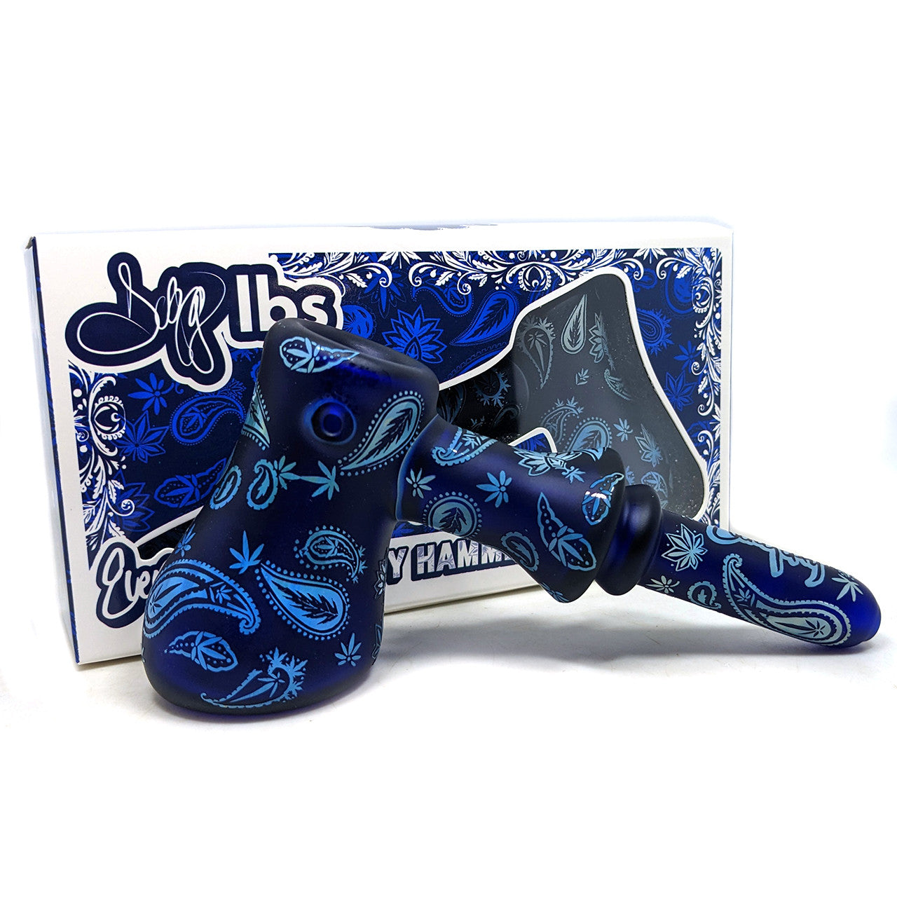 Dogg Lbs Everyday 6" Paisley Hammer Hand Pipe (SINGLE)