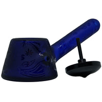 Dogg Lbs 5" Sitting Frosted Paisley Spoon Hand Pipe with Cap (SINGLE)