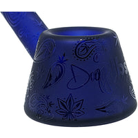 Dogg Lbs 5" Sitting Frosted Paisley Spoon Hand Pipe with Cap (SINGLE)