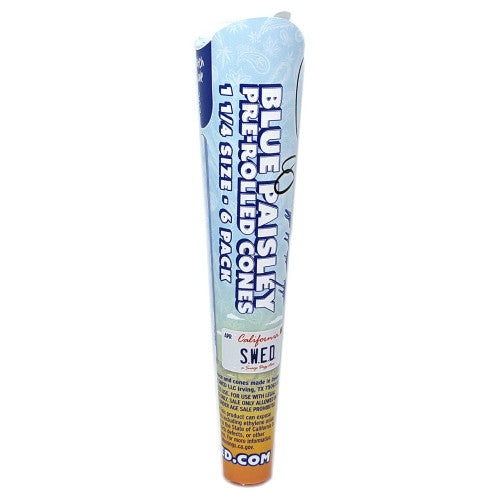 Dogg Lbs Blue Paisley Pre-Rolled Cones 1¼ 6ct (32/pack)