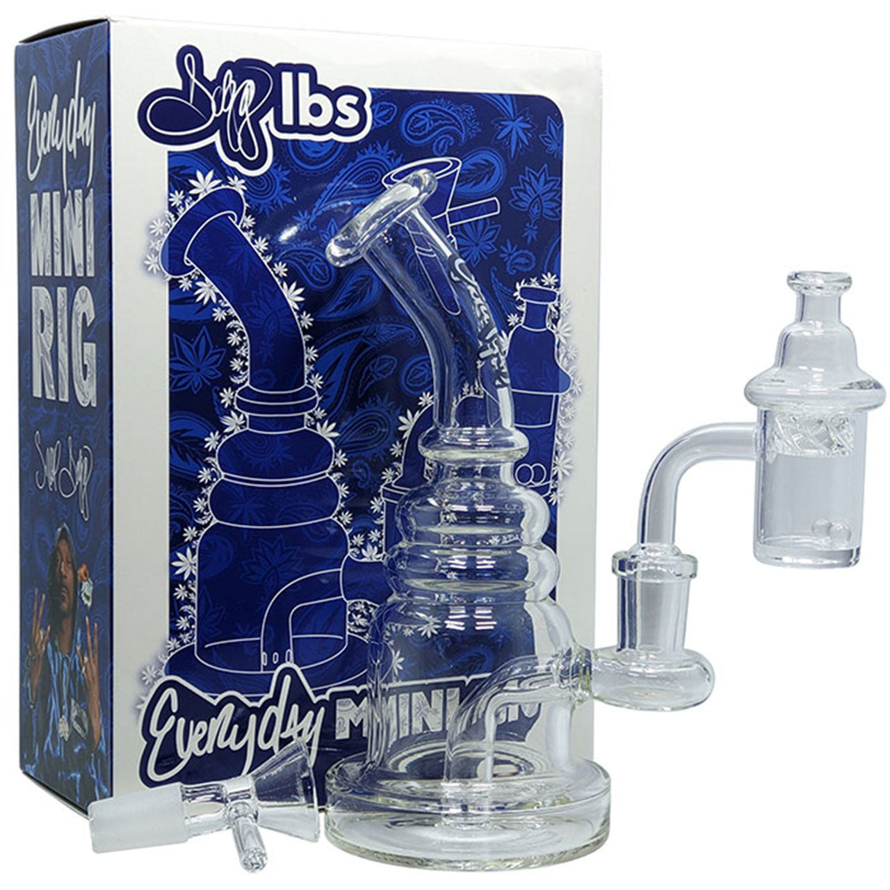 Dogg Lbs Everyday 6.5" Mini Rig Bubble Water Pipe Box Set (SINGLE)