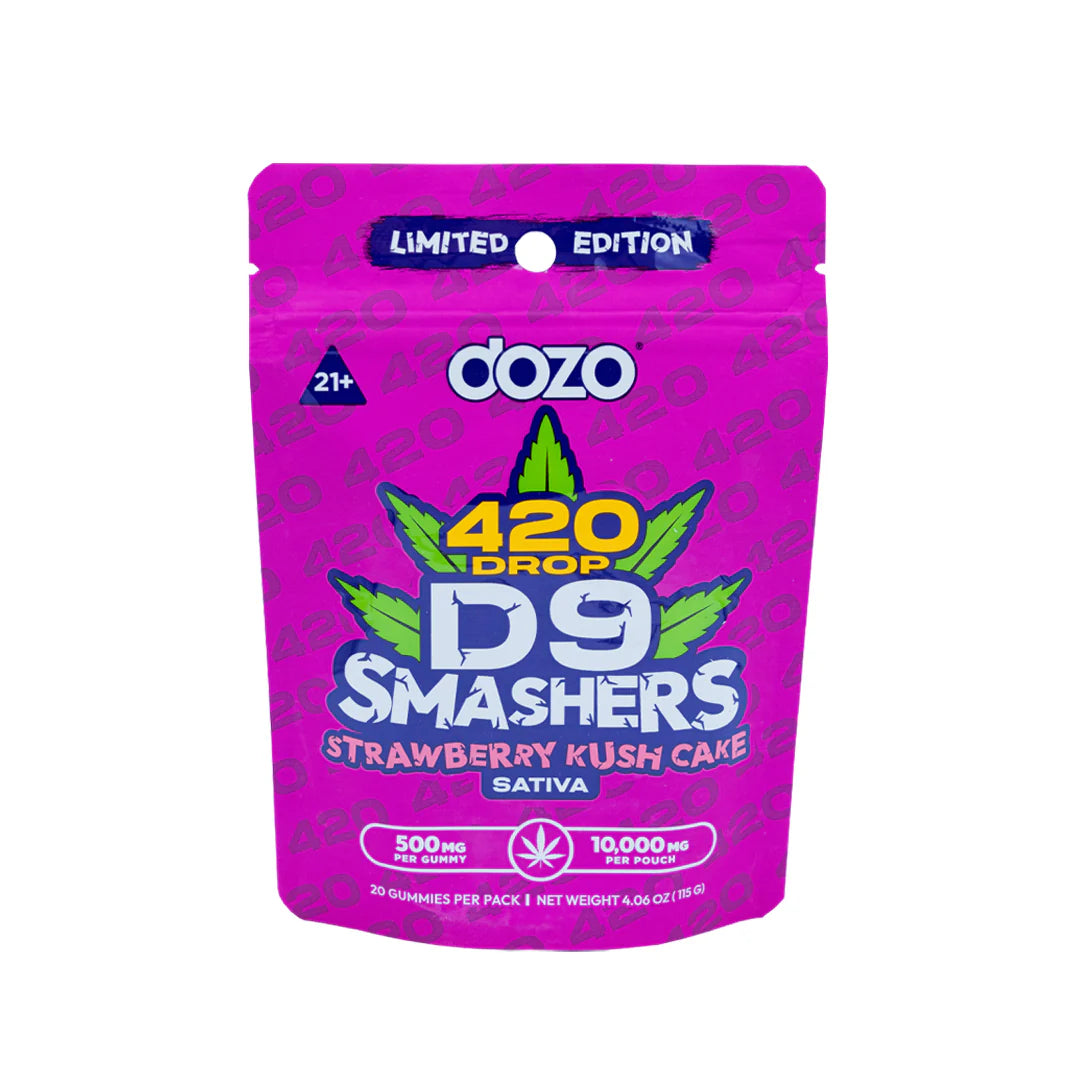 Dozo D9 Smashers Gummies 10,000mg 20ct (SINGLE)