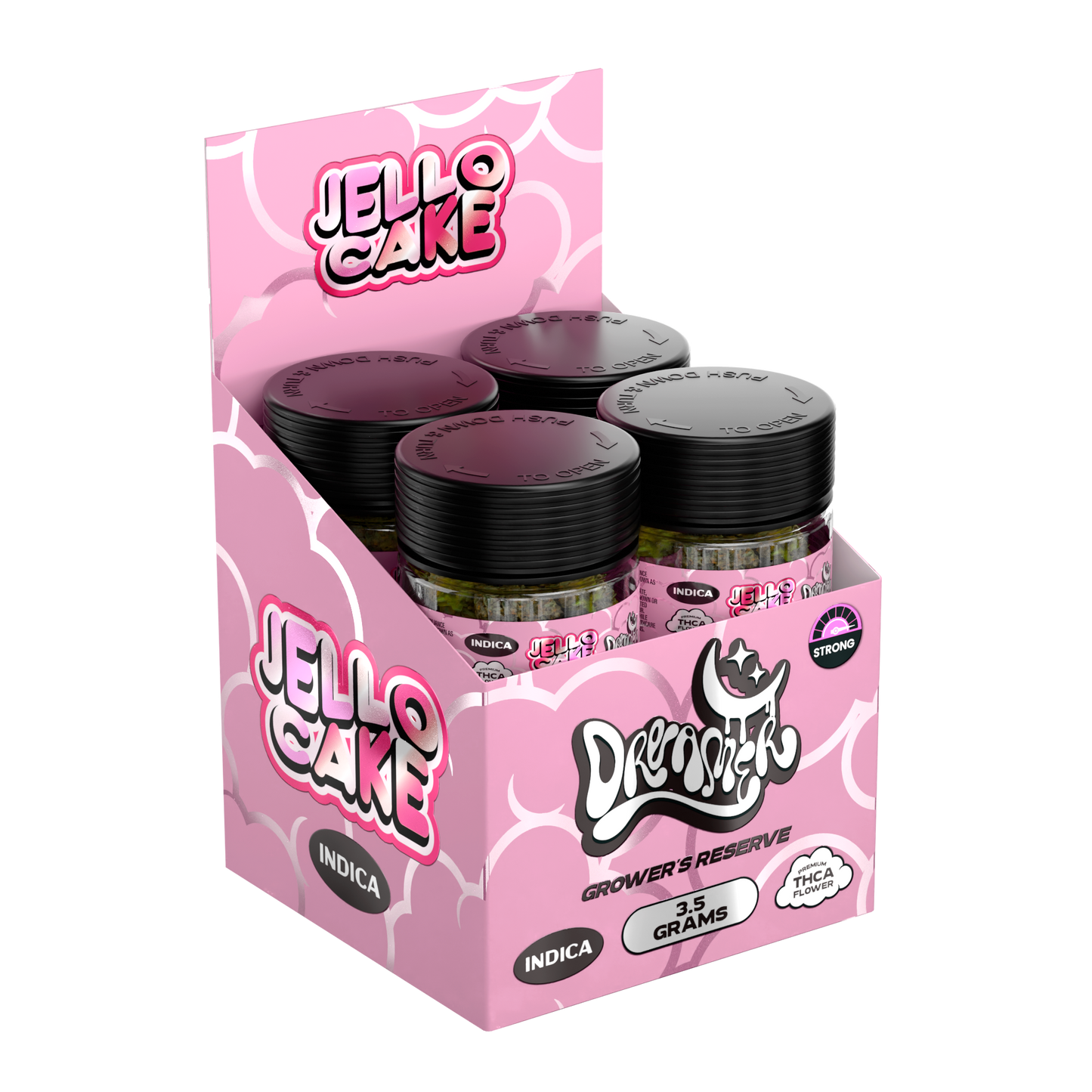 Dreamer THC-A Flower Jar 3.5g (8/Pack) [DROPSHIP]