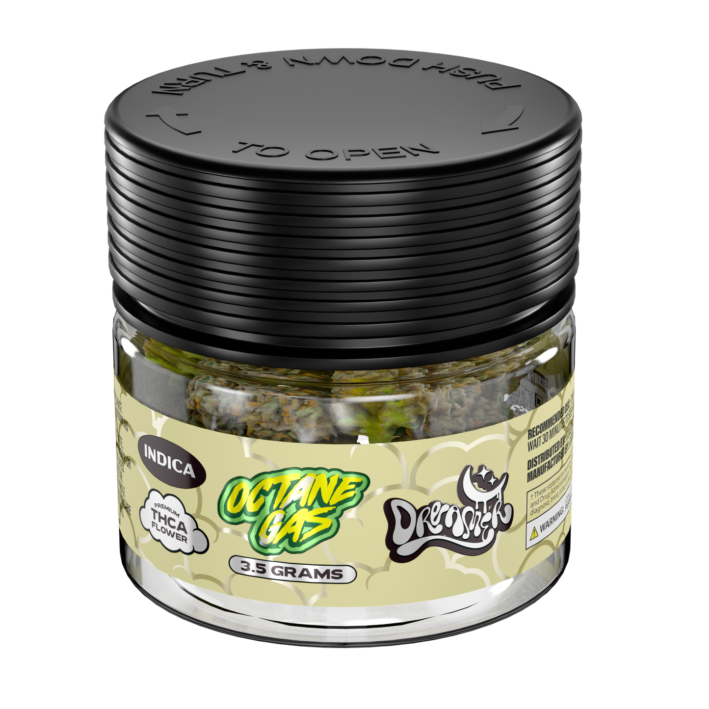 Dreamer THC-A Flower Jar 3.5g (8/Pack) [DROPSHIP]