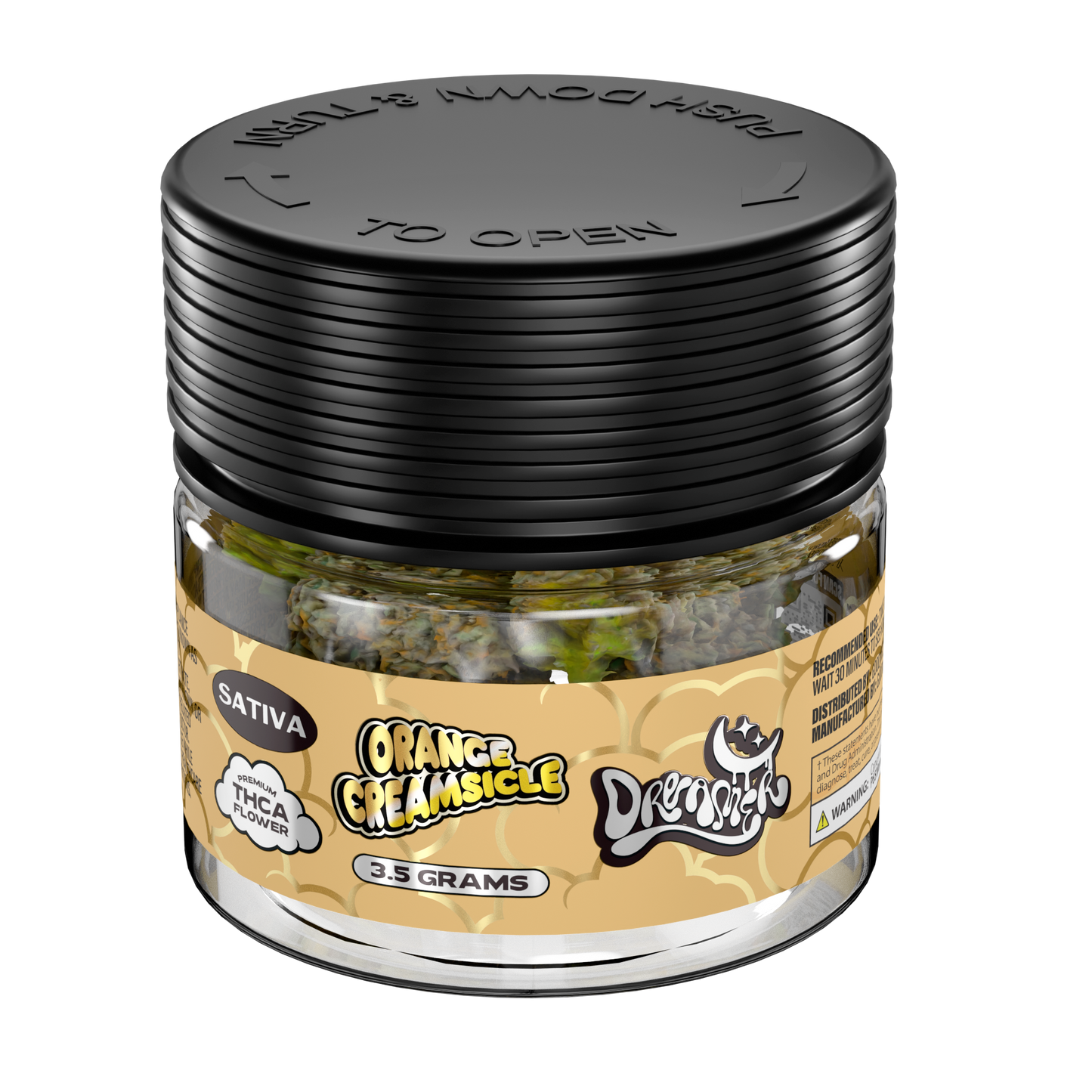 Dreamer THC-A Flower Jar 3.5g (8/Pack) [DROPSHIP]