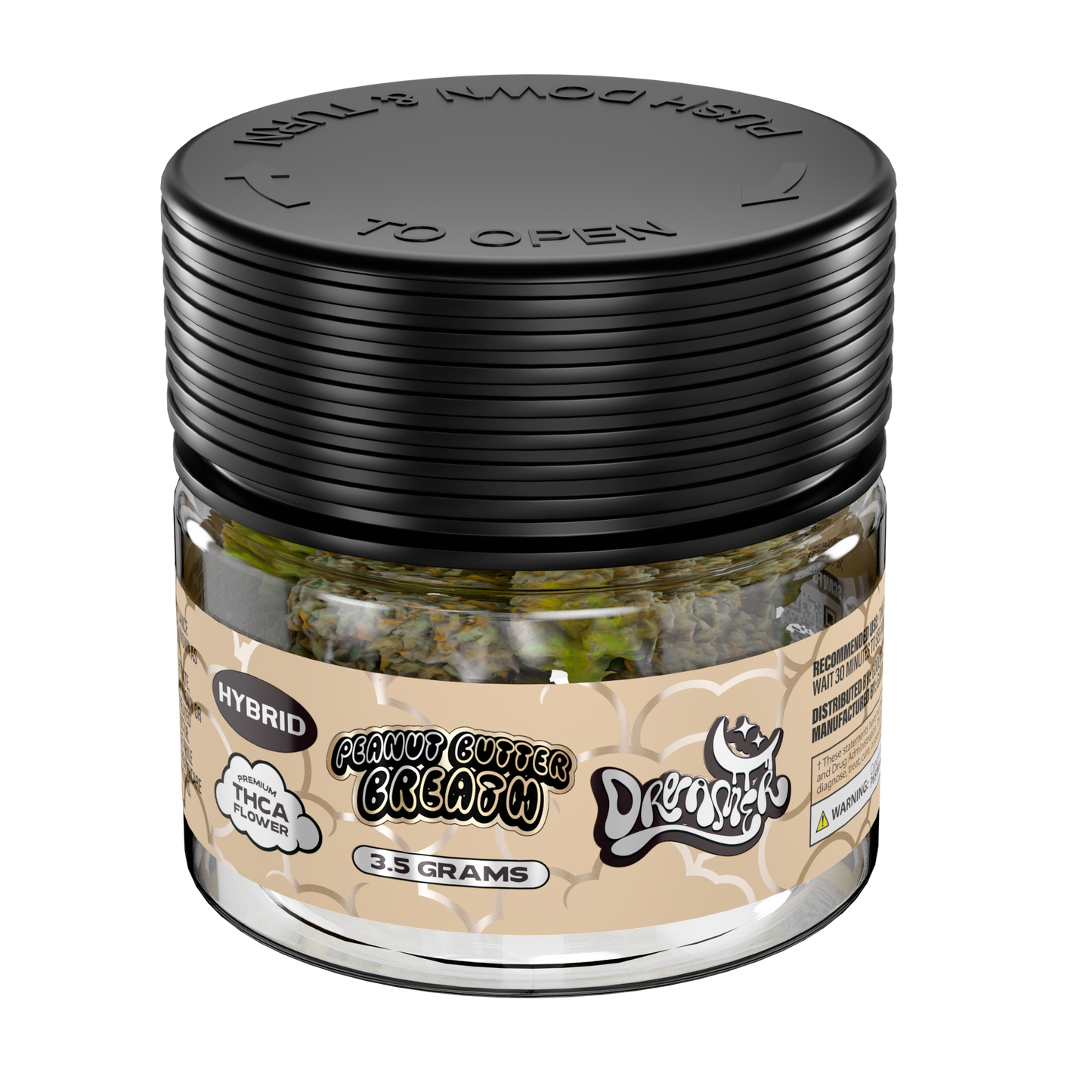 Dreamer THC-A Flower Jar 3.5g (8/Pack) [DROPSHIP]