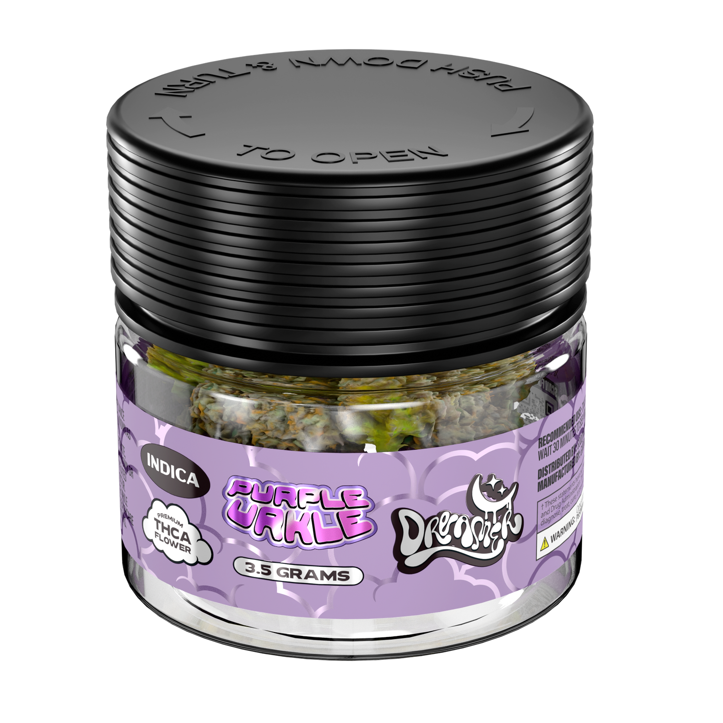 Dreamer THC-A Flower Jar 3.5g (8/Pack) [DROPSHIP]