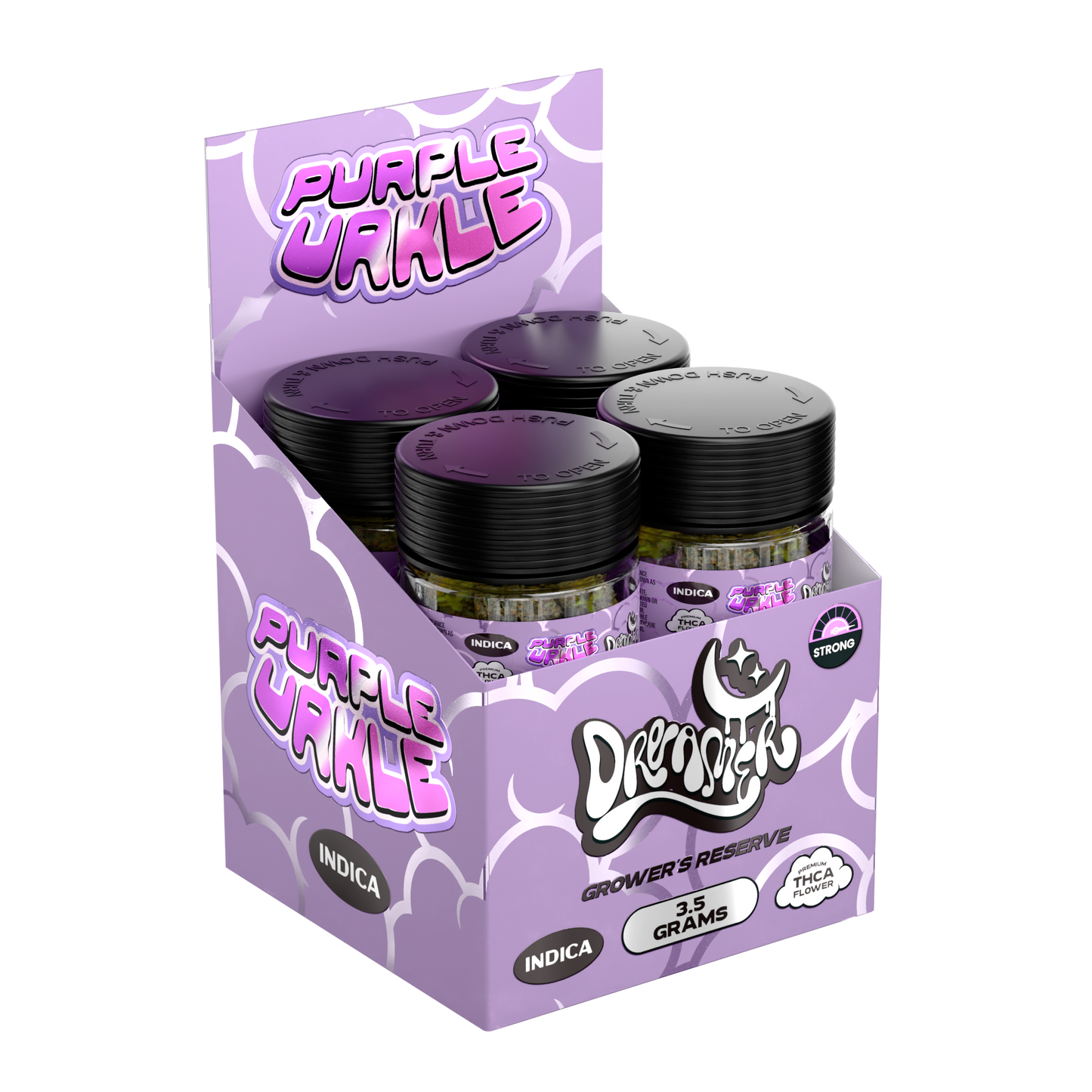 Dreamer THC-A Flower Jar 3.5g (8/Pack) [DROPSHIP]