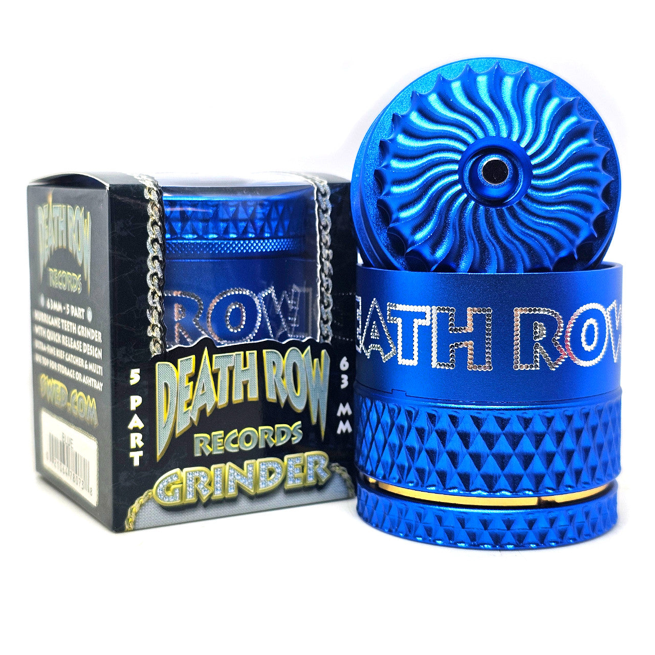 Death Row Records 5 Part Hurricane Grinder 63mm (SINGLE)