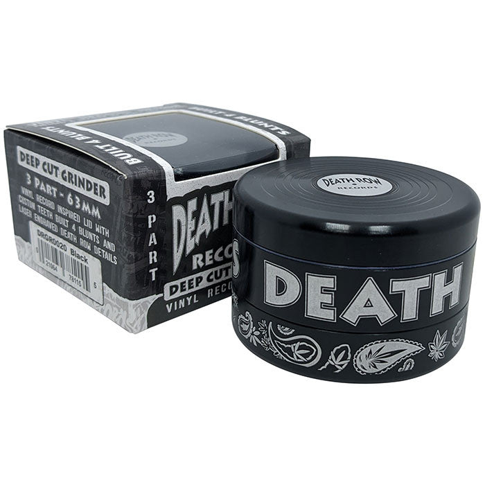 Death Row Records Deep Cutt Blunt Grinder 63mm 3 Part (SINGLE)