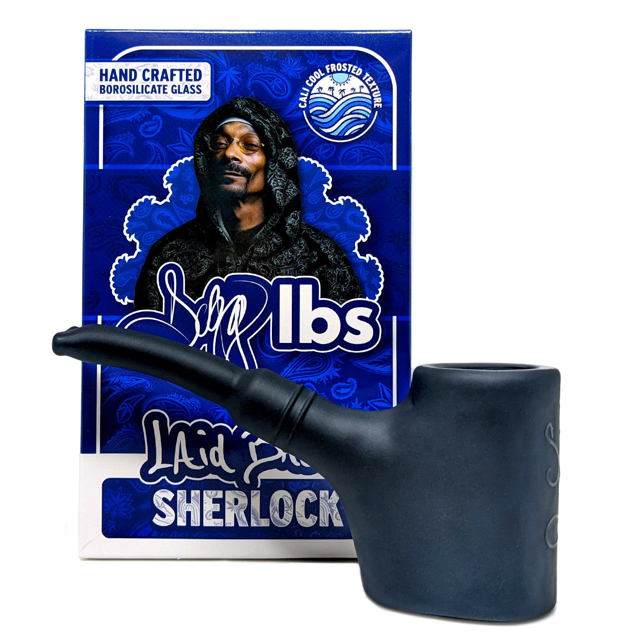 Dogg Lbs Laid Bacc Sherlock Hand Pipe (SINGLE)