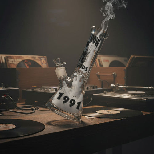 Death Row Records Legacy 9mm Beaker Water Pipe (SINGLE)