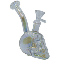 Death Row Records 5.5" Metallic Skull Water Pipe 14M Bowl (SINGLE)