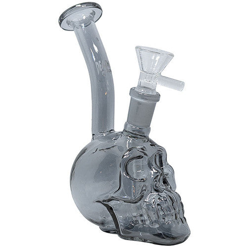 Death Row Records 5.5" Metallic Skull Water Pipe 14M Bowl (SINGLE)