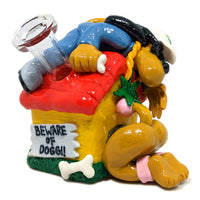 Dogg Lbs 5" Doggystyle Dogg House Clay Water Pipe 14M Banger (SINGLE)
