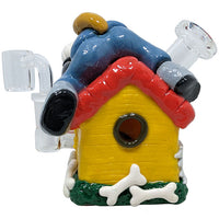 Dogg Lbs 5" Doggystyle Dogg House Clay Water Pipe 14M Banger (SINGLE)
