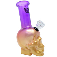 Death Row Records 6" Skull Bubbler Water Pipe (SINGLE)