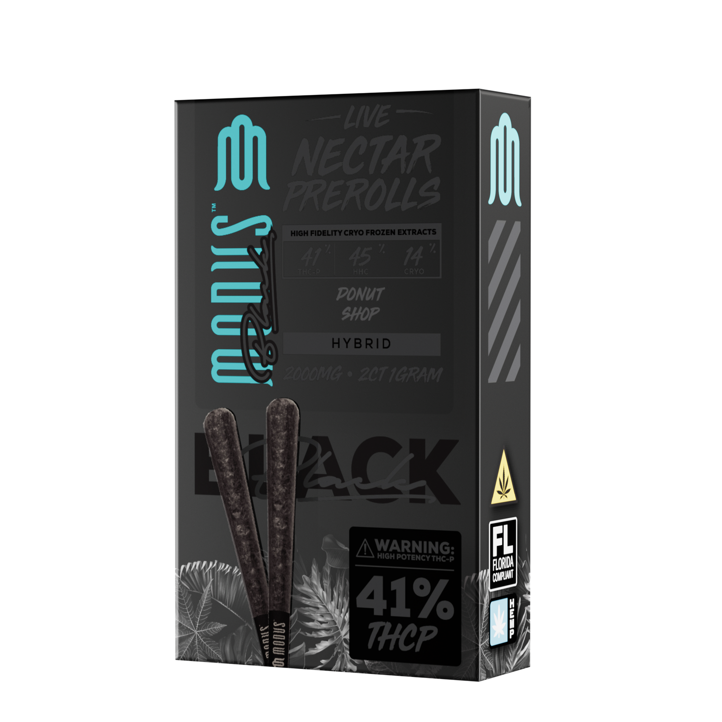 Modus Black Pre-Rolls 2ct 2000mg (SINGLE) [DROPSHIP]