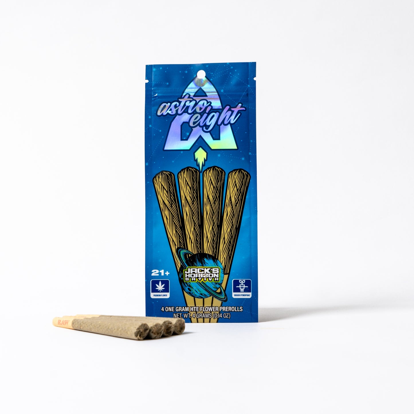 Astro Eight HTE Flower Pre Rolls 1g 4ct (SINGLE)