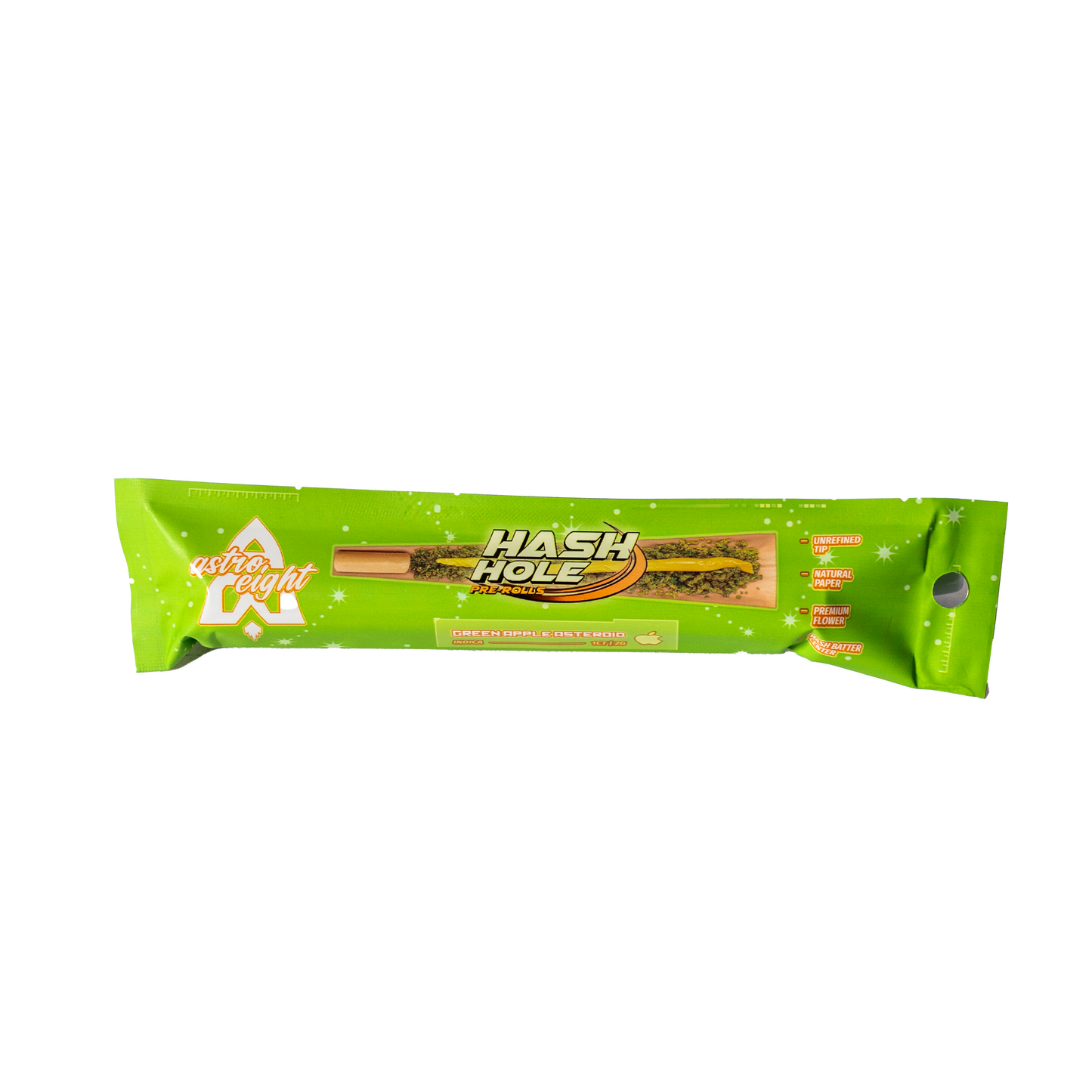Astro Eight THC-A Hash Hole Pre Rolls 2g (20/pack)