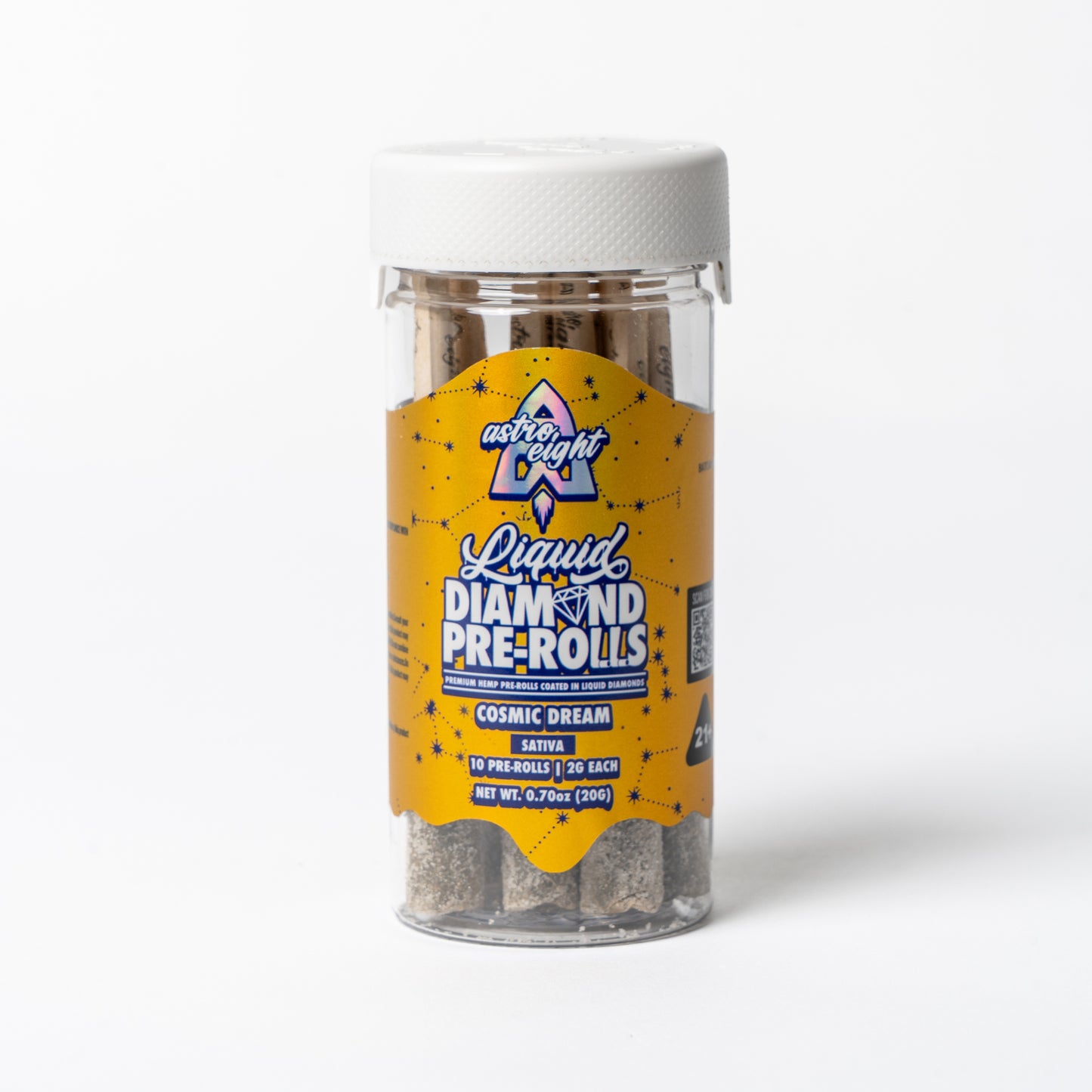 Astro Eight THC-A Liquid Diamond Pre Rolls 2g 10ct (SINGLE)