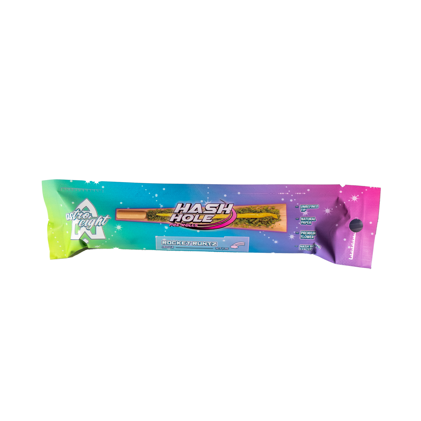 Astro Eight THC-A Hash Hole Pre Rolls 2g (20/pack)