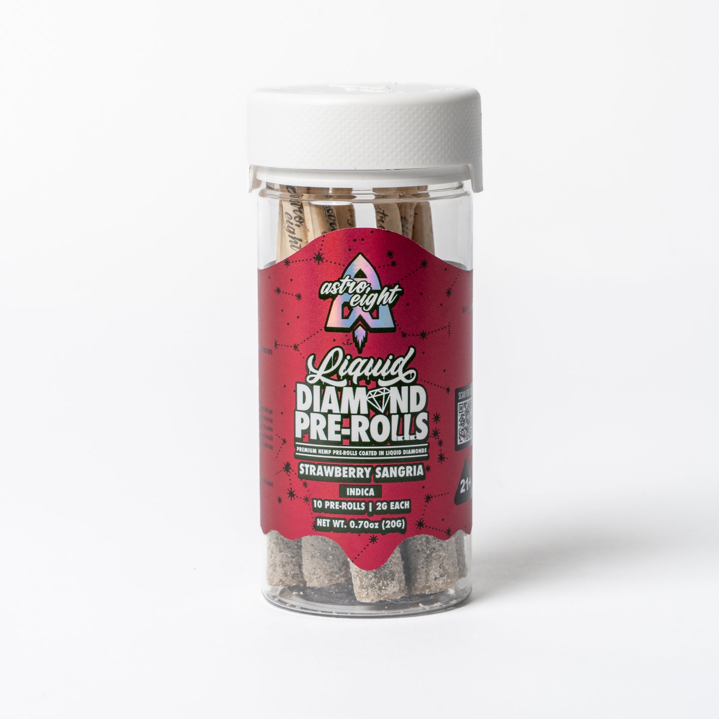 Astro Eight THC-A Liquid Diamond Pre Rolls 2g 10ct (SINGLE)