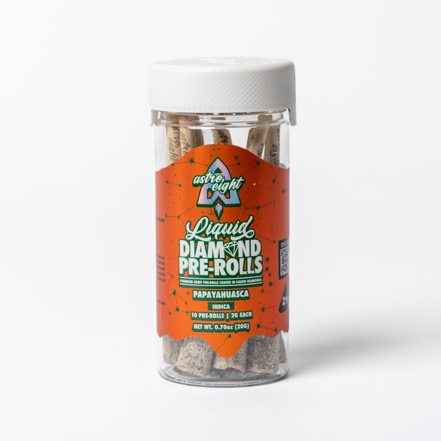Astro Eight THC-A Liquid Diamond Pre Rolls 2g 10ct (SINGLE)