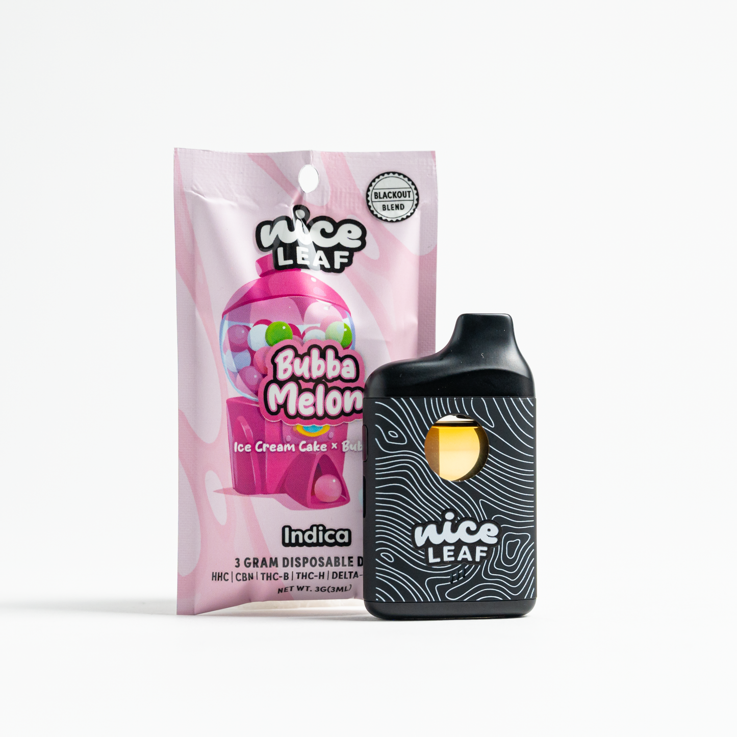 Nice Leaf Blackout Exotic Blend Disposable 3g (SINGLE) [DROPSHIP]