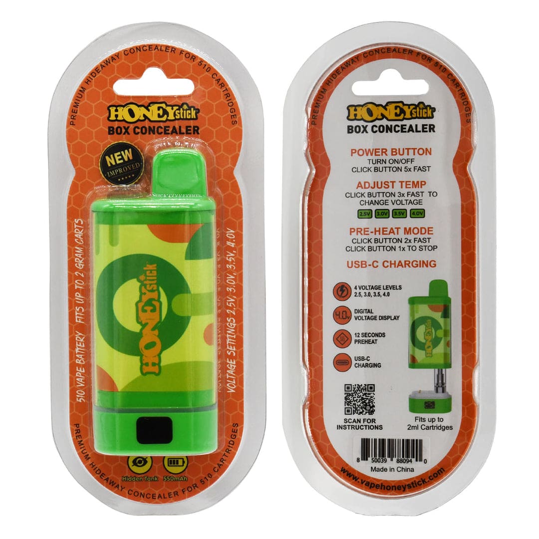 Honeystick BOX 510 Battery Concealer (15/pack) [DROPSHIP]