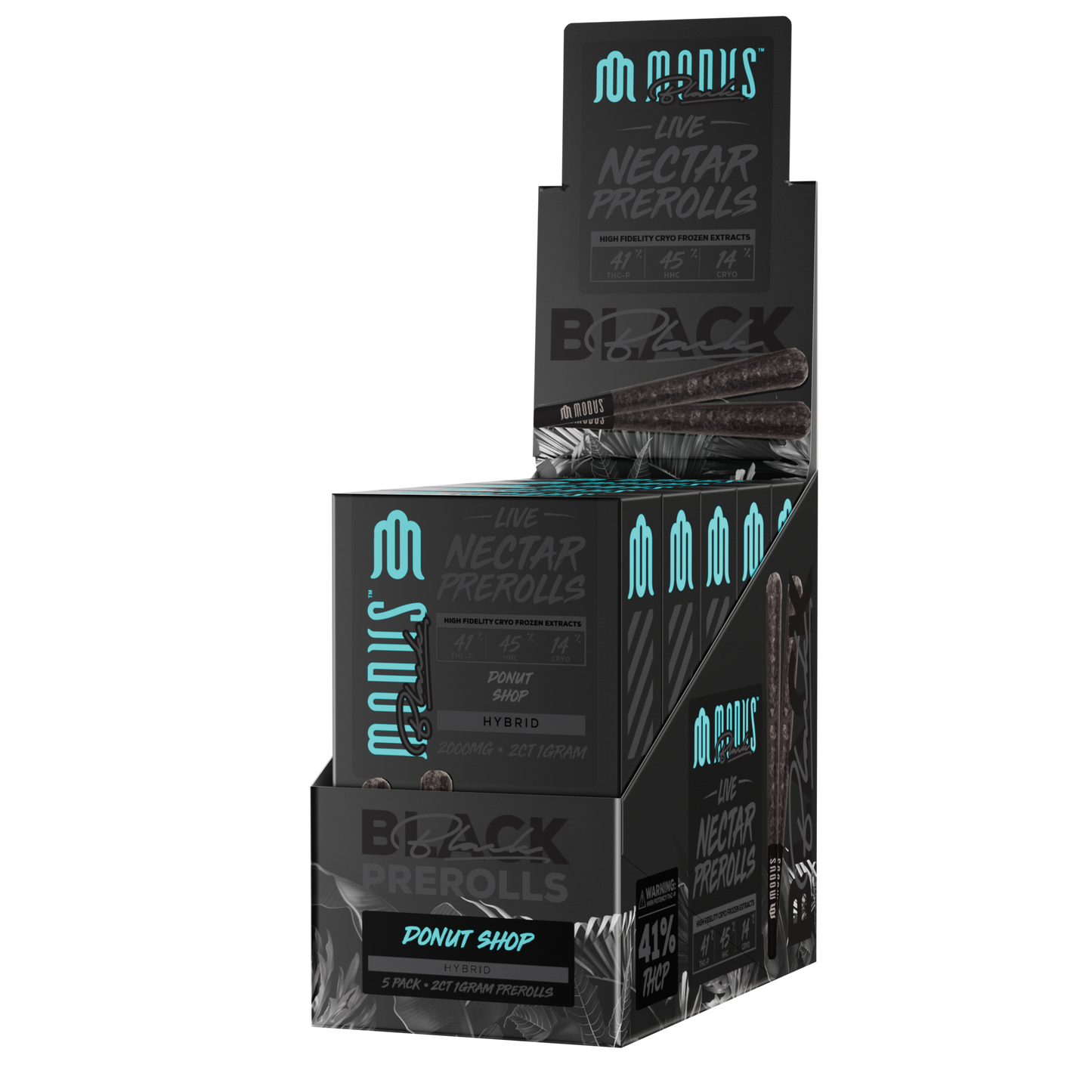 Modus Black Pre-Rolls 2ct 2000mg (SINGLE) [DROPSHIP]