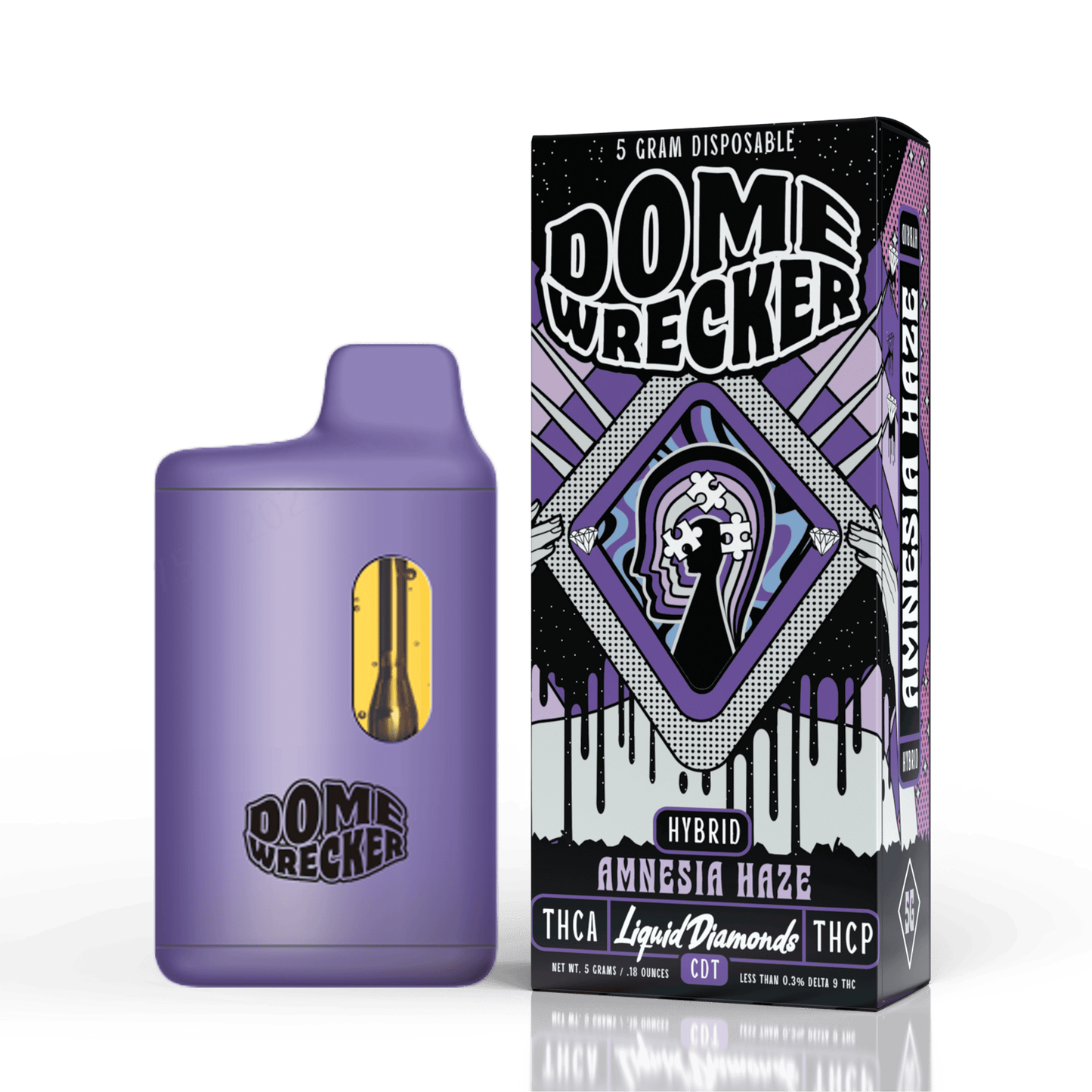 Domewrecker THC-A Liquid Diamonds Disposable 5g (5/pack)