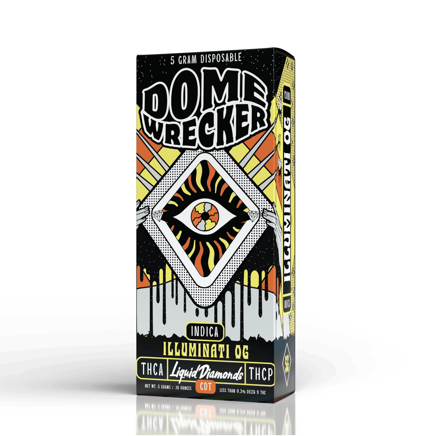 Domewrecker THC-A Liquid Diamonds Disposable 5g (5/pack)