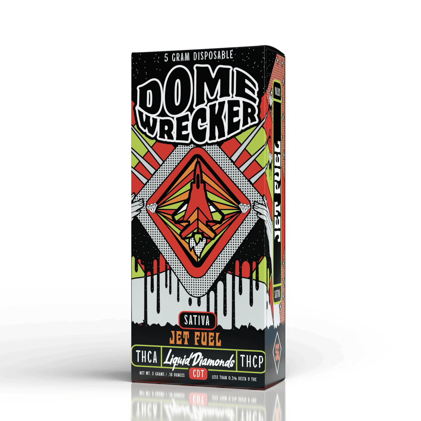 Domewrecker THC-A Liquid Diamonds Disposable 5g (5/pack)