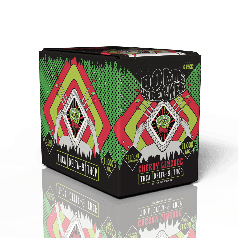 Domewrecker THC-A Gummies 11000mg 21ct (6/Pack)