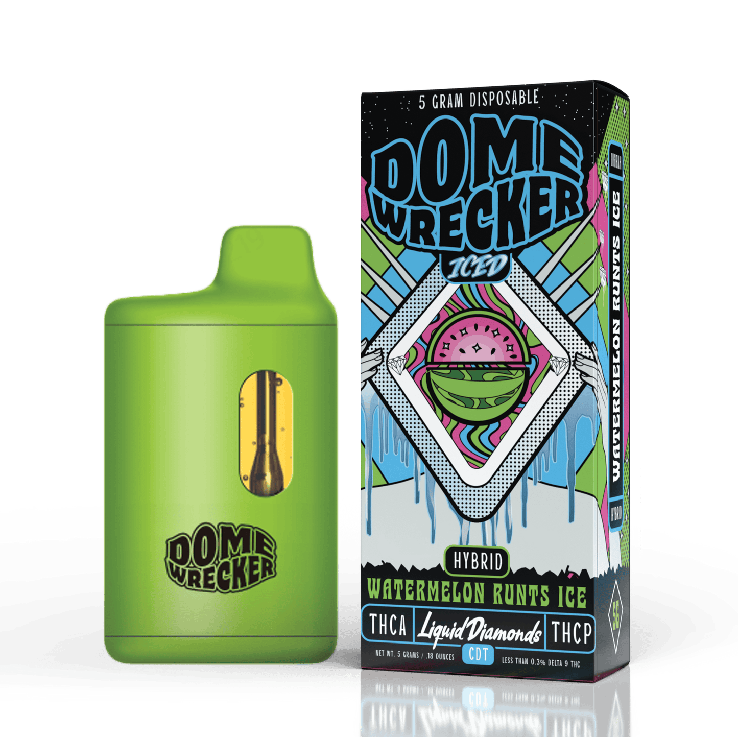 Domewrecker THC-A Liquid Diamonds Disposable 5g (5/pack)