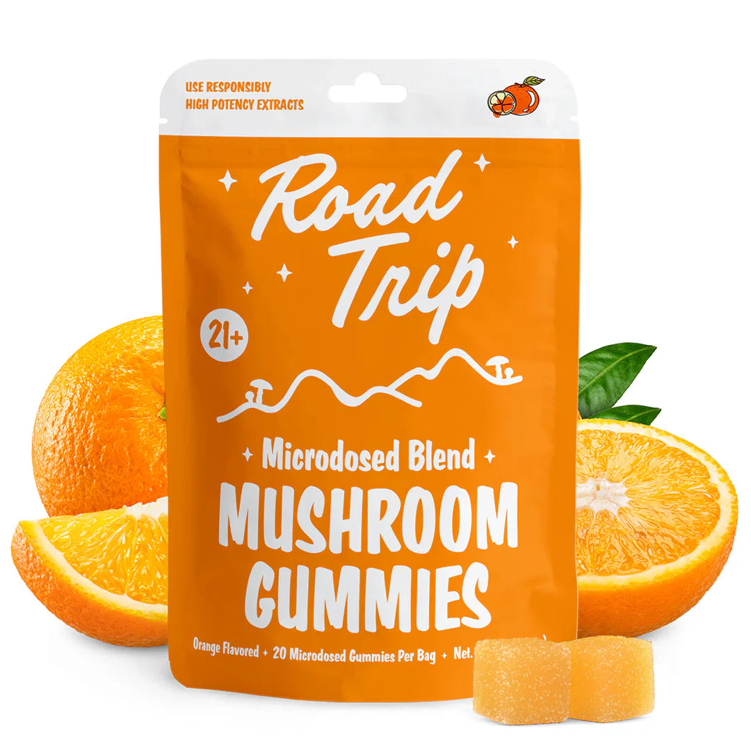 Road Trip Mushroom Microdose Blend Gummies 20ct (SINGLE)