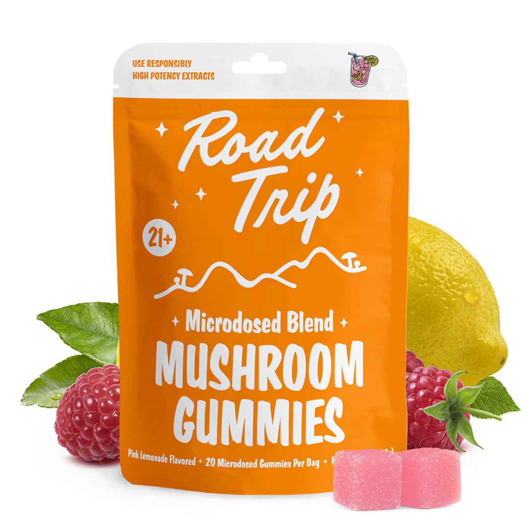 Road Trip Mushroom Microdose Blend Gummies 20ct (SINGLE)