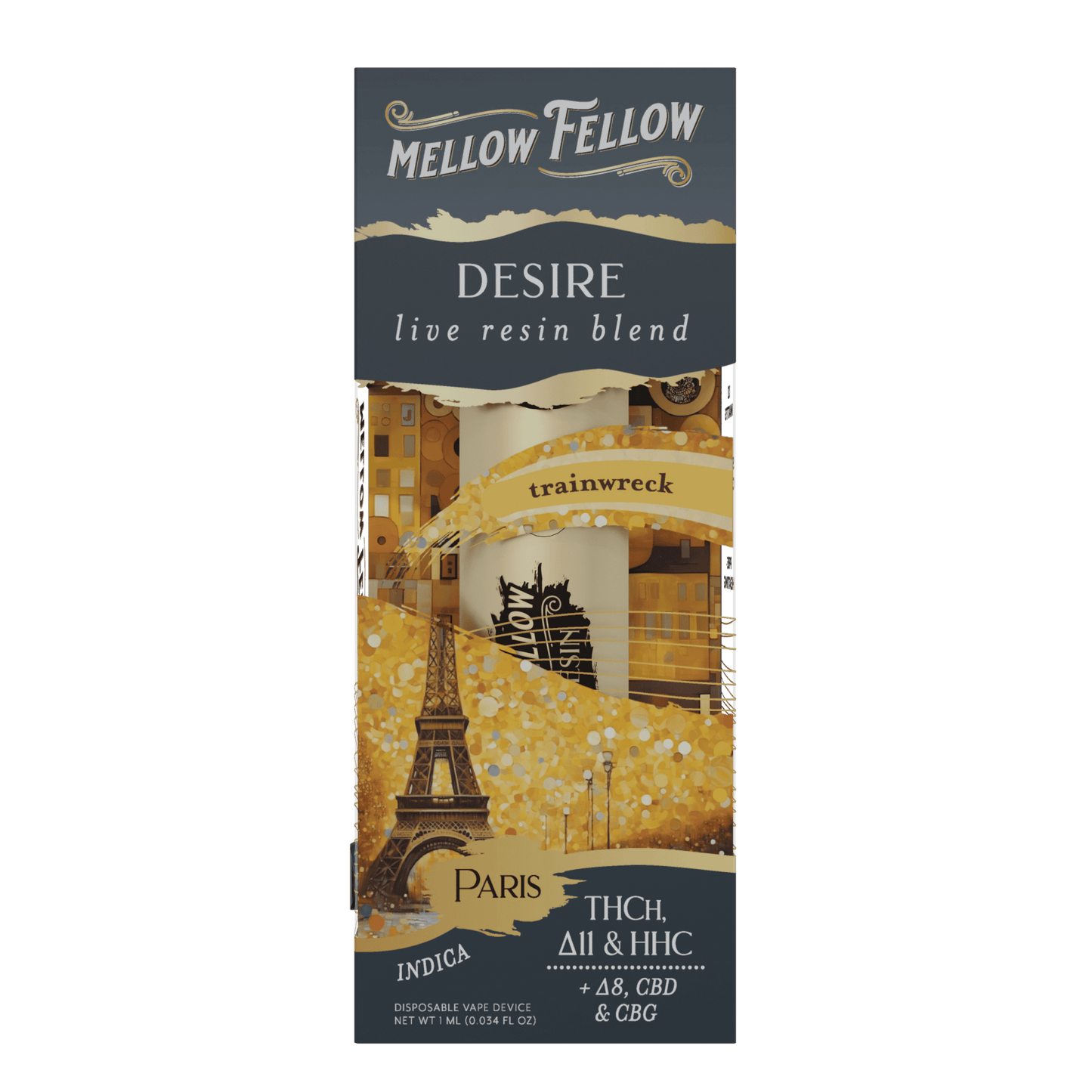 Mellow Fellow Destination Live Resin Disposable 1g (6/pack) [DROPSHIP]