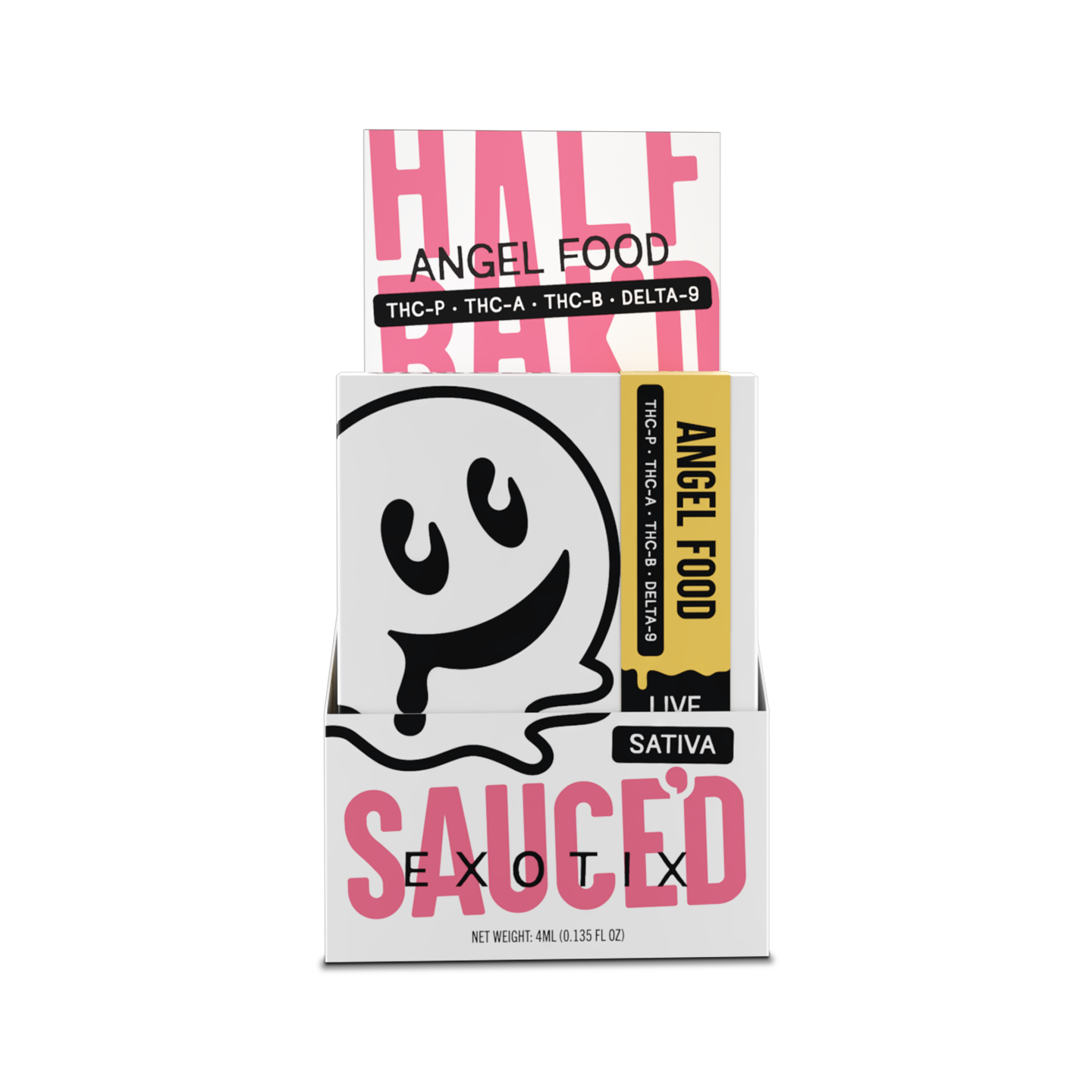 Half Bakd Sauced Exotix Disposable 4g (5/pack) [DROPSHIP]