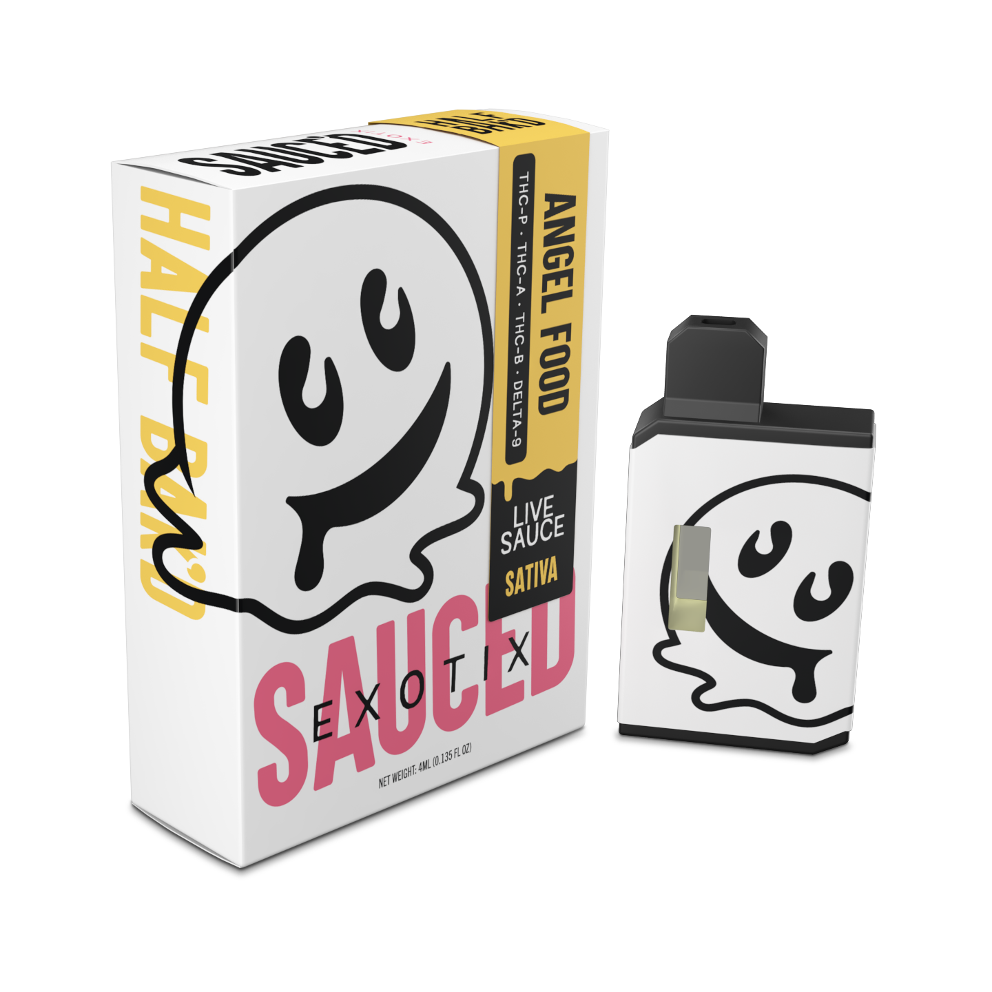 Half Bakd Sauced Exotix Disposable 4g (5/pack) [DROPSHIP]