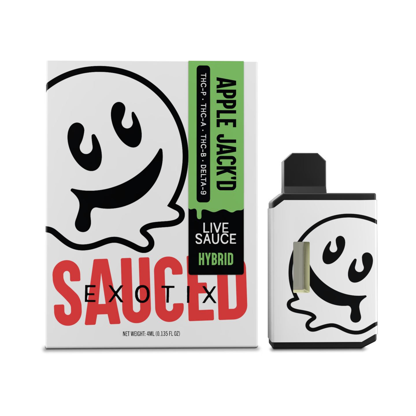 Half Bakd Sauced Exotix Disposable 4g (5/pack) [DROPSHIP]