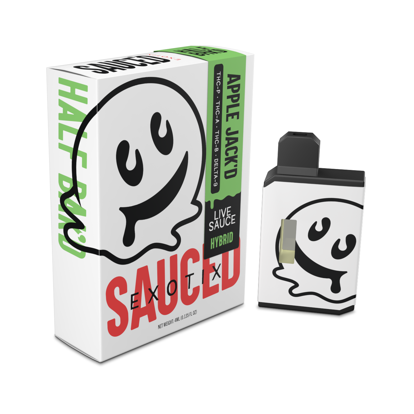 Half Bakd Sauced Exotix Disposable 4g (5/pack) [DROPSHIP]