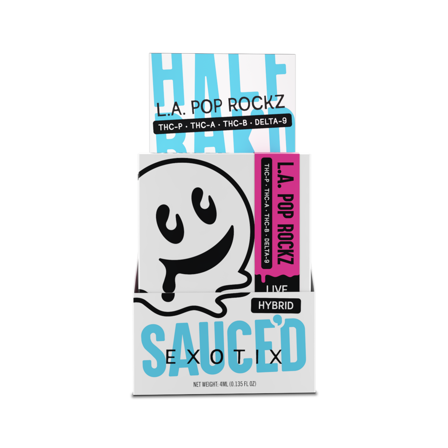 Half Bakd Sauced Exotix Disposable 4g (5/pack) [DROPSHIP]