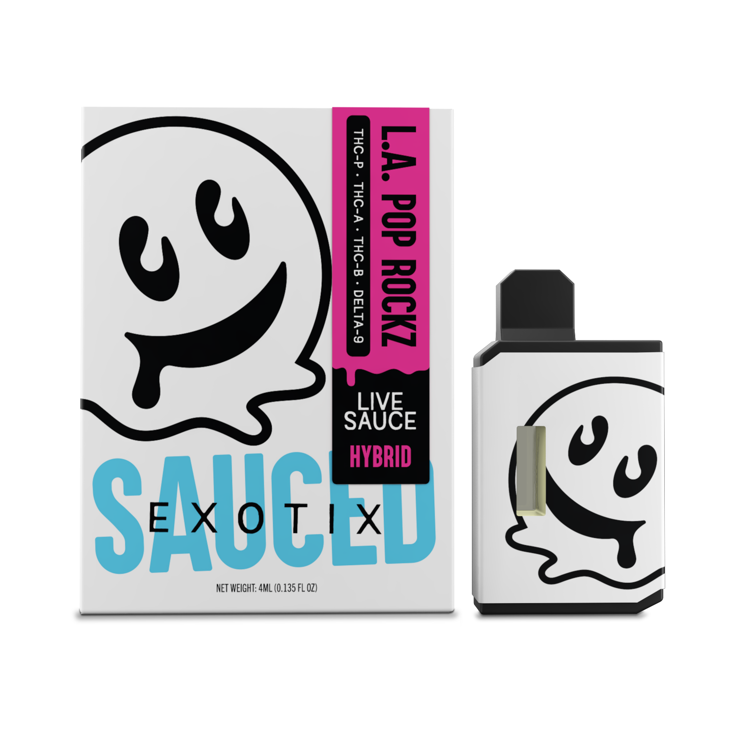 Half Bakd Sauced Exotix Disposable 4g (5/pack) [DROPSHIP]