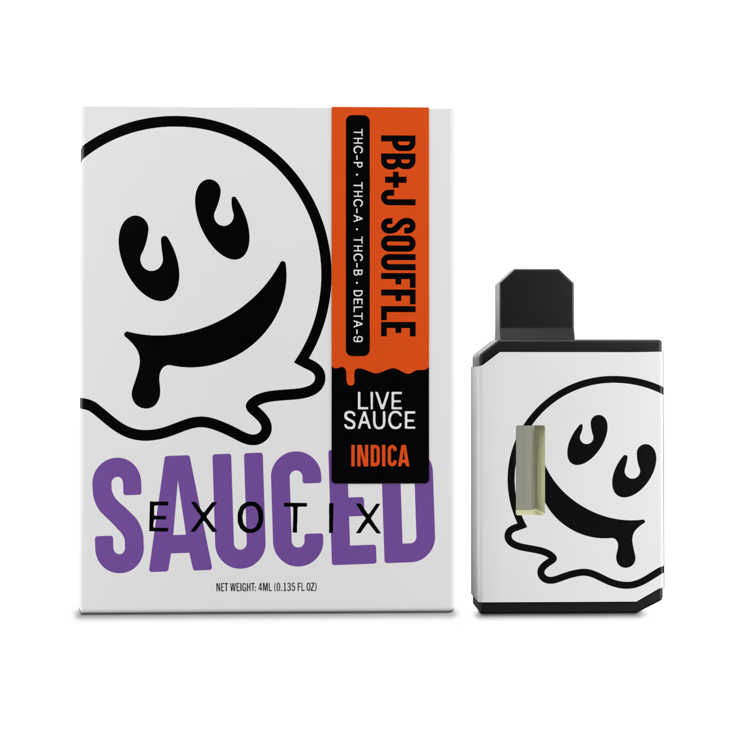 Half Bakd Sauced Exotix Disposable 4g (5/pack) [DROPSHIP]