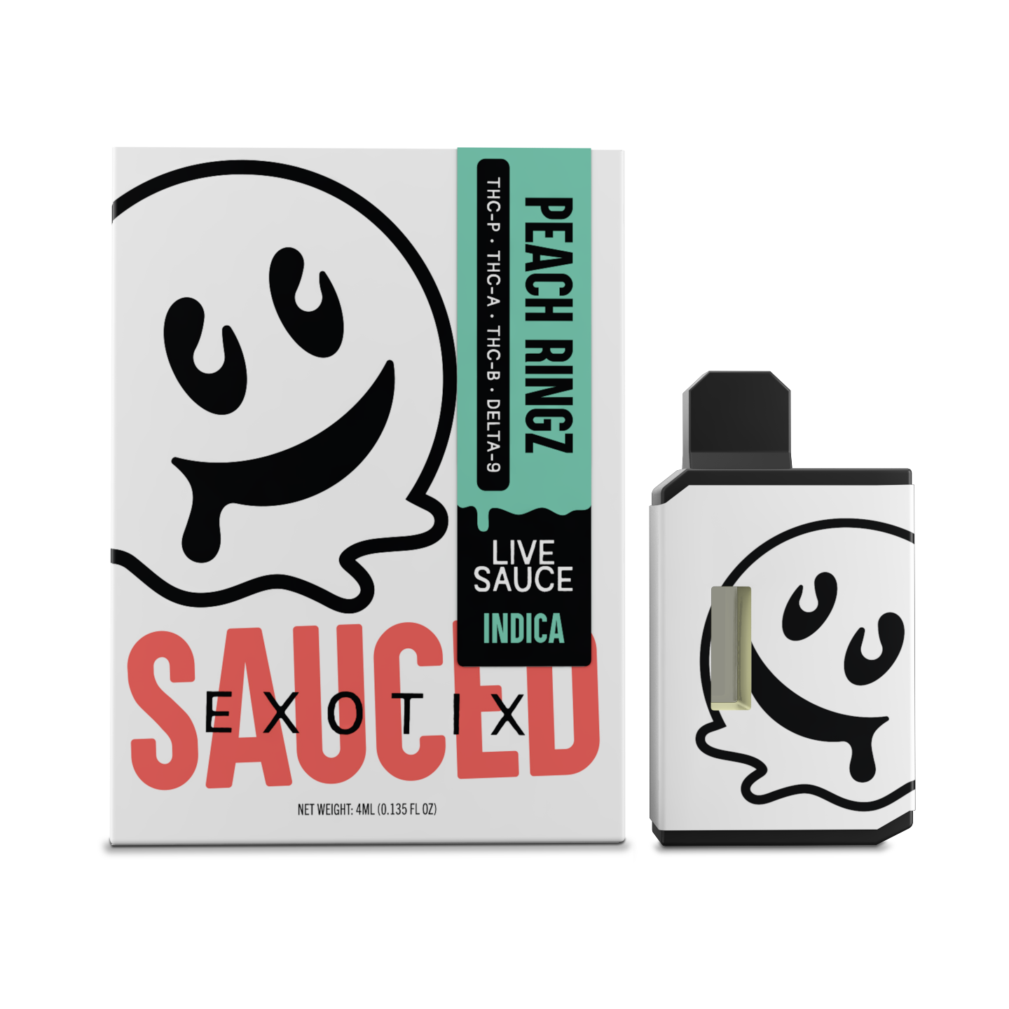 Half Bakd Sauced Exotix Disposable 4g (5/pack) [DROPSHIP]