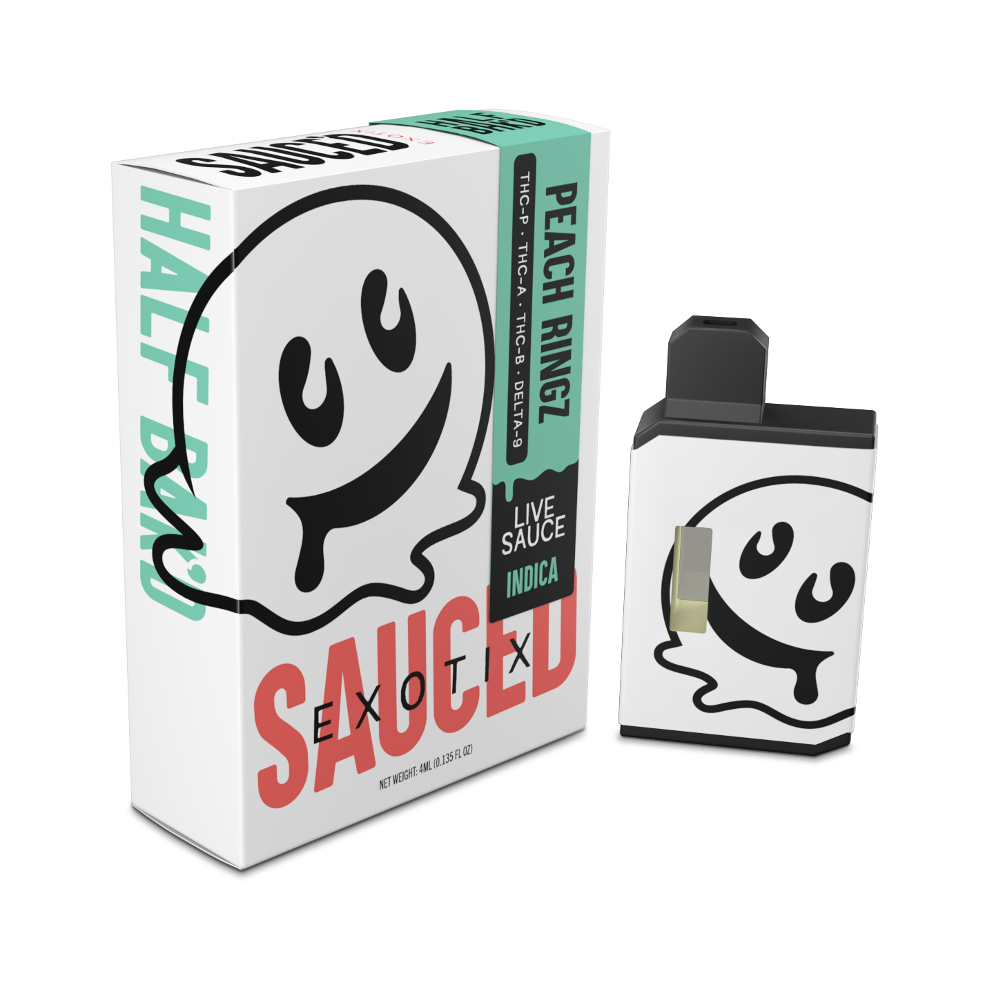 Half Bakd Sauced Exotix Disposable 4g (5/pack) [DROPSHIP]