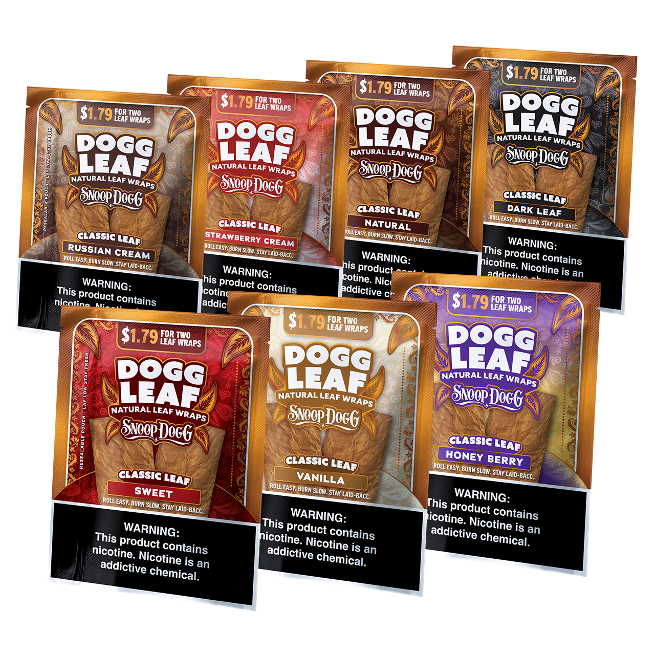 Dogg Leaf Classic Leaf 2ct (15/pack)