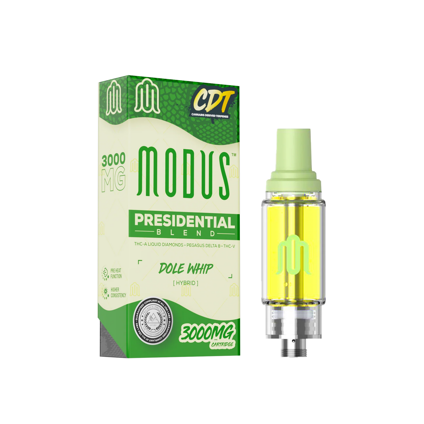 Modus Presidential Blend Liquid Diamonds Cartridge 3g (SINGLE) [DROPSHIP]